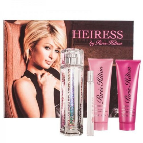 Paris Hilton Heiress 4 Piece Gift Set 4 Piece Gift Set With 3.4 Oz EDP