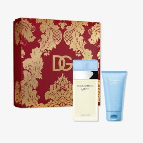 D & G Light Blue 2 Piece Gift Set 2 Piece Gift Set With 3.3 Oz EDT