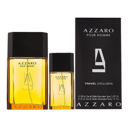 Azzaro 2 Piece Travel Gift Set 2 Piece Travel Gift Set With 3.4 Oz EDT