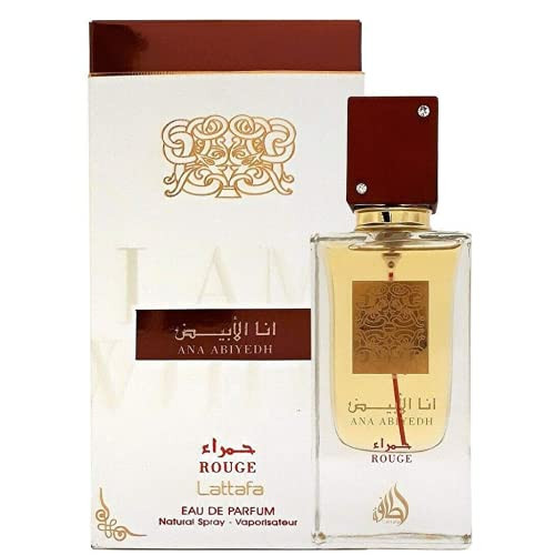 Lattafa Ana Abiyedh Rouge Eau De Parfum 2.0 Oz