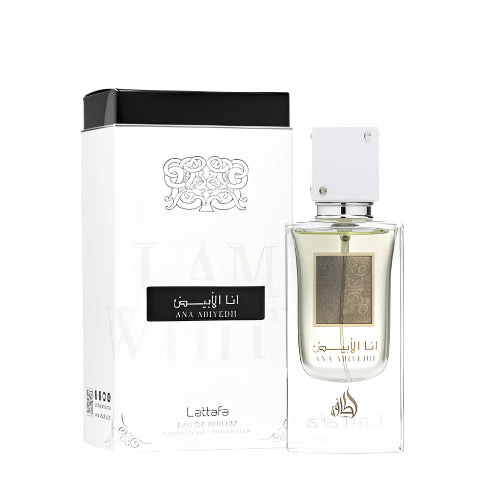 Lattafa Ana Abiyedh White Eau De Parfum 2.0 Oz