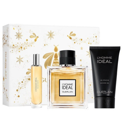 Guerlain L'Homme Ideal Eau de Toilette 3 Piece Gift Set 3 Piece Gift Set With 3.3 Oz EDT Spray