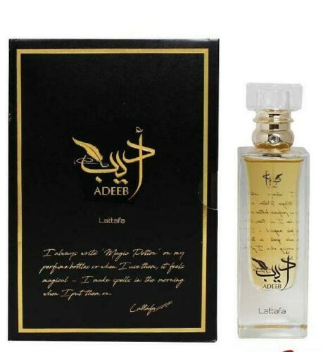 Lattafa Adeeb Eau De Parfum 2.8 Oz