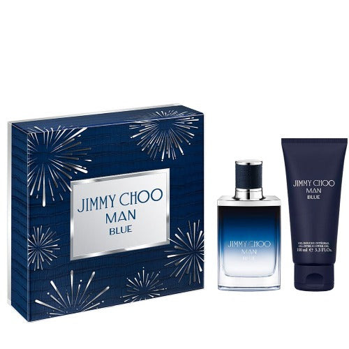 Jimmy Choo Man Blue 2 Piece Gift Set 2 Piece Gift Set With 1.7 Oz EDT