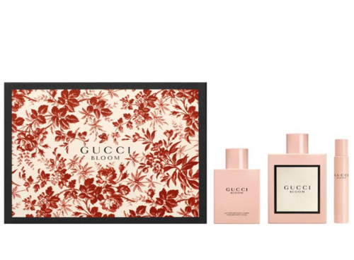 Gucci Bloom 3 Piece Gift Set 3 Piece Gift Set With 3.3 Oz EDP