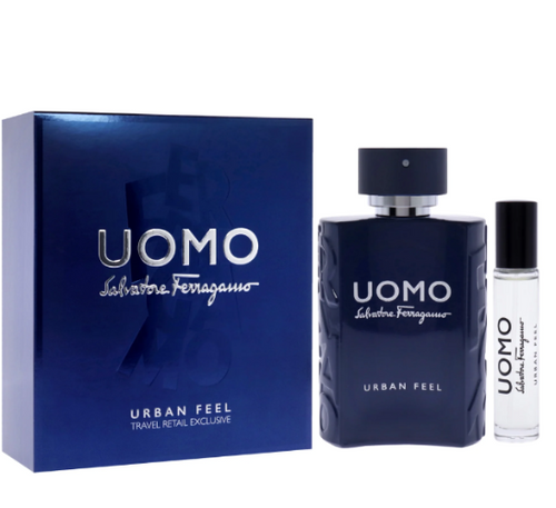 Salvatore Ferragamo Uomo Urban Feel 2 Piece Gift Set 2 Piece Gift Set With 3.4 Oz
