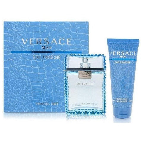 Versace Eau Fraiche 2 Piece Gift Set For Men 2 Piece Gift Set With 3.4 Oz EDT Spray