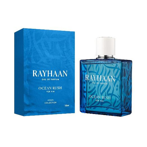 Rayhaan Ocean Rush Aqua Eau De Parfum 3.4 Oz