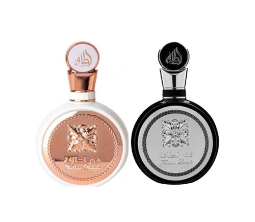 Lattafa Fakhar Man & Lattafa Fakhar Woman Bundle 3.4 Oz Each