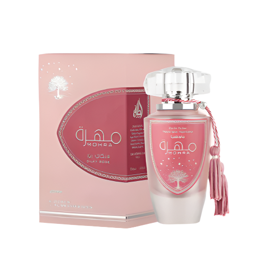 Lattafa Mohra Silky Rose Eau De Parfum 3.4 Oz