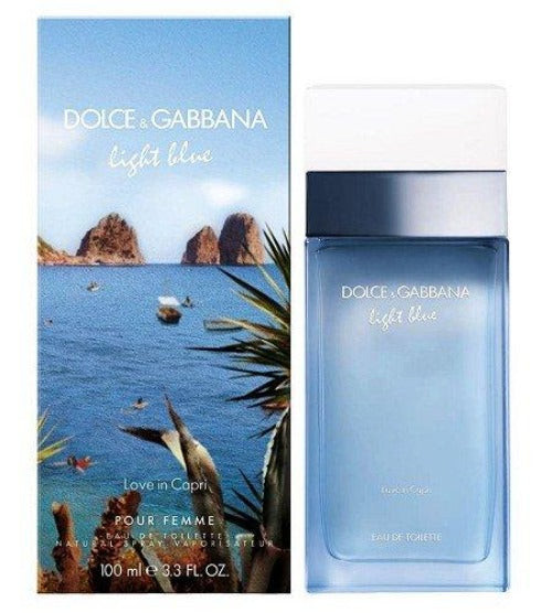 D & G Light Blue Love In Capri Eau De Toilette 3.3 Oz