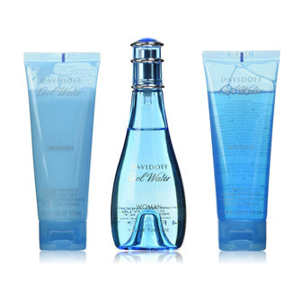 Cool Water 3 Piece Gift Set 3 Piece Gift Set With 3.4 Oz EDT