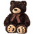 Cheerful Plush Brown Bear