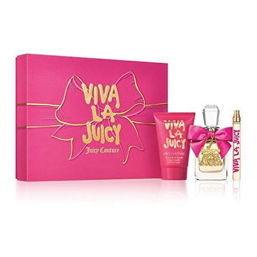 Viva La Juicy 3 Piece Gift Set 3 Piece Gift Set With 3.4 Oz EDP Spray