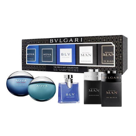 Bvlgari 5 Piece Mini Gift Set 5 Piece Mini Gift Set With 0.17 Oz / 5 ML