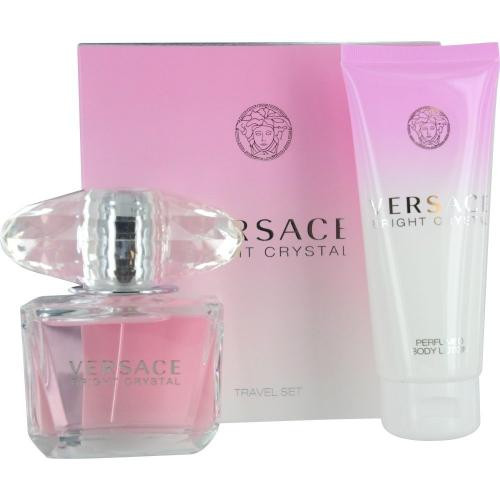 Versace Bright Crystal 2 Piece Gift Set 2 Piece Gift Set With 3.0 Oz EDT Spray