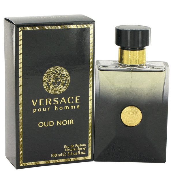 Versace Pour Homme Oud Noir Eau De Parfum 3.4 Oz
