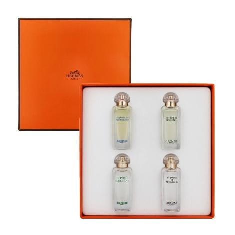 Hermes Variety 4 Piece Mini Set 4 Piece Mini Gift Set With 0.25 Oz Minis