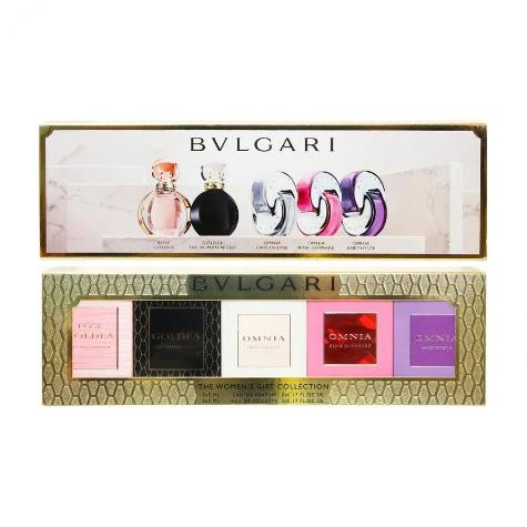 Bvlgari Variety 5 Piece Mini Gift Set 5 Piece Mini Gift Set With 0.17 Oz Minis