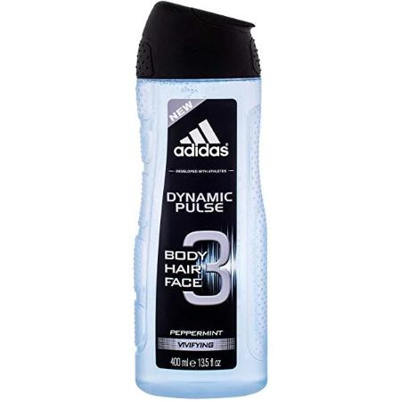 Adidas Dynamic Pulse Body, Hair & Face Shower Gel 13.5 Oz