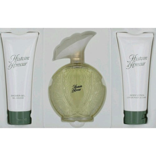 Histoire D'Amour 3 Piece Gift Set 3 Piece Gift Set With 3.4 Oz EDP