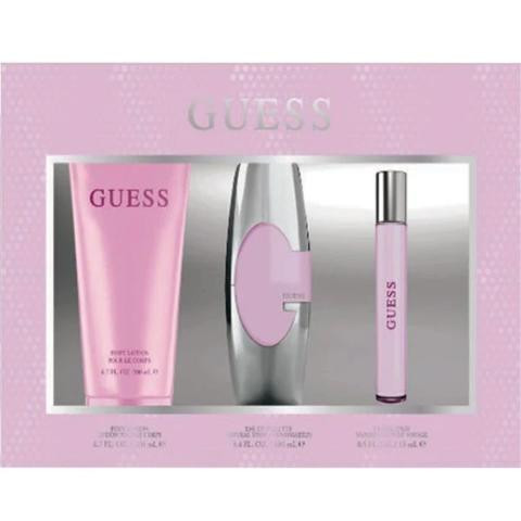 Guess Eau De Parfum 3 Piece Gift Set 3 Piece Gift Set With 2.5 Oz EDP