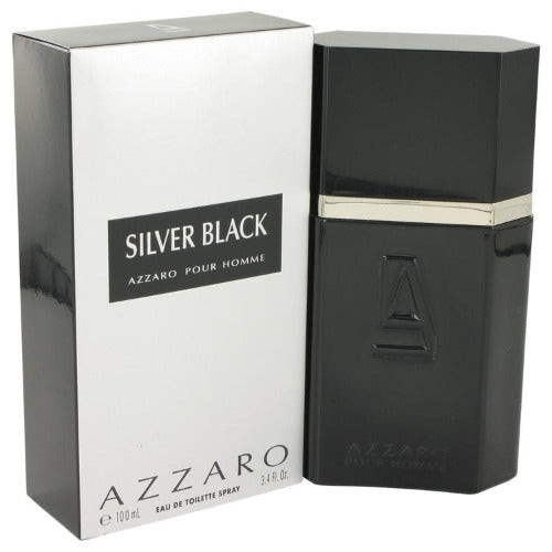 Azzaro Silver Black Eau De Toilette 3.4 Oz