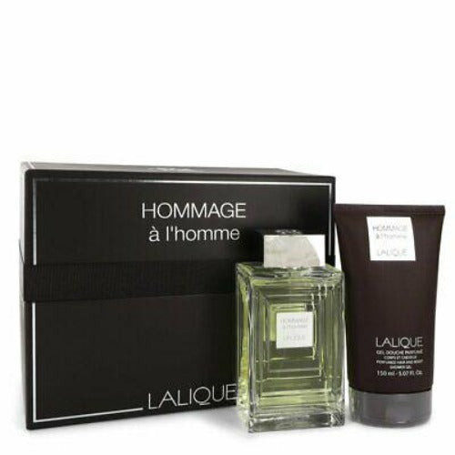 Lalique Hommage A L'Homme 2 Piece Gift Set 2 Piece Gift Set With 3.4 Oz EDT