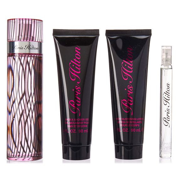 Paris Hilton 4 Piece Gift Set 4 Piece Gift Set With 3.4 Oz EDP