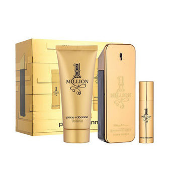 Paco Rabanne 1 Million 3 Piece Gift Set For Men 3.4 Oz