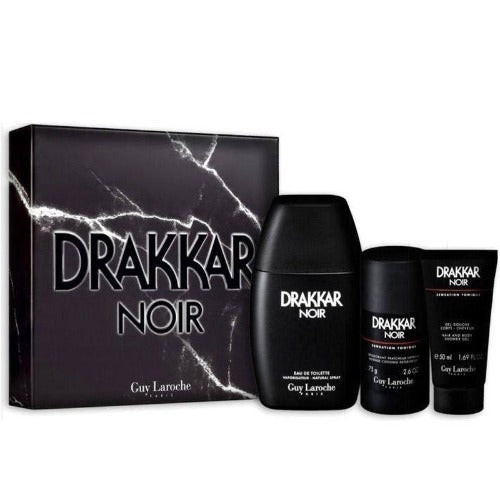 Drakkar Noir 3 Piece Gift Set 3 Piece Gift Set With 3.4 Oz EDT Spray