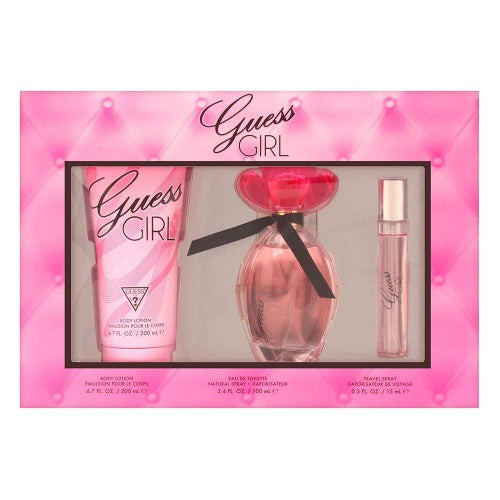 Guess Girl 3 Piece Gift Set 3 Piece Gift Set With 3.4 Oz EDT