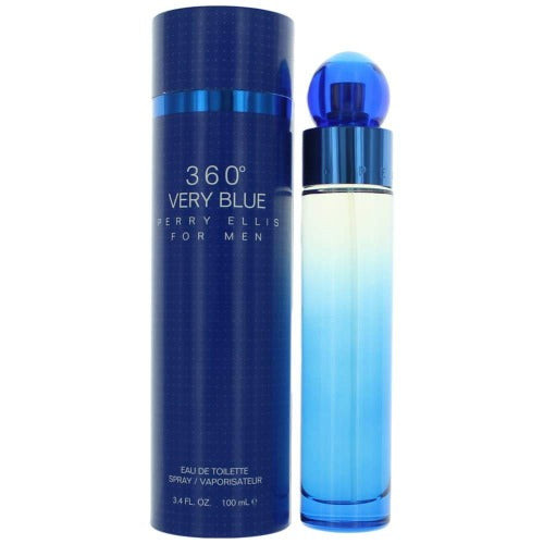Perry Ellis 360 Very Blue Eau De Toilette 3.4 Oz