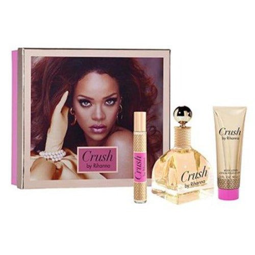 Rihanna Crush 3 Piece Gift Set 3 Piece Gift Set With 3.4 Oz EDP