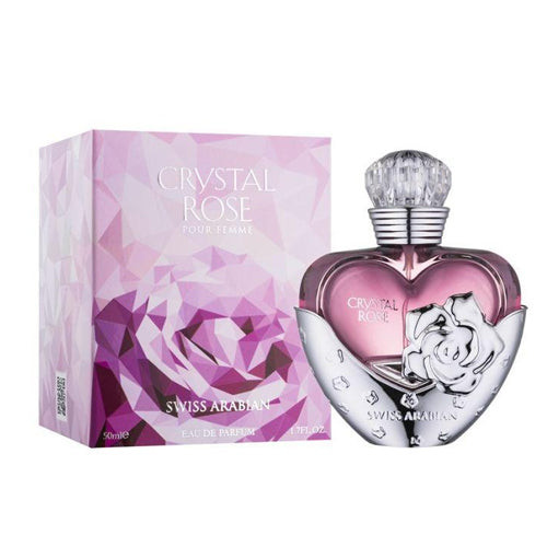 Swiss Arabian Crystal Rose Eau De Parfum 1.7 Oz