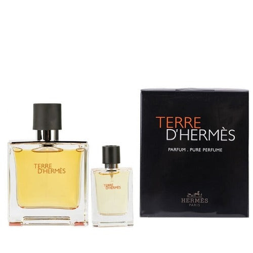 Terre D'Hermes Parfum 2 Piece Gift Set 2 Piece Gift Set With 2.5 Oz Parfum