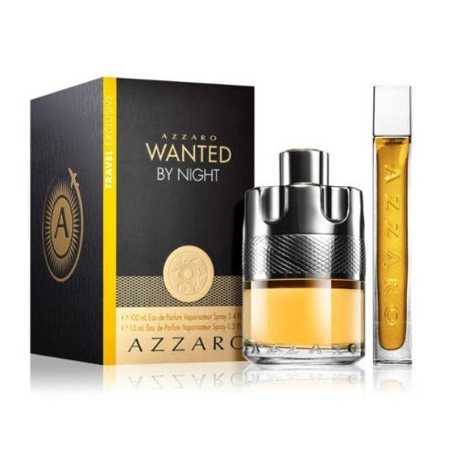 Azzaro Wanted By Night 2 Piece Gift Set 2 Piece Gift Set With 3.4 Oz