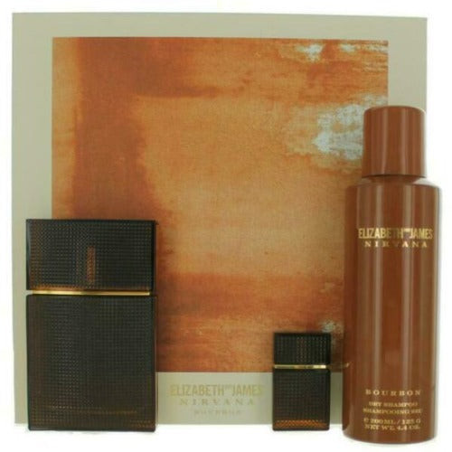 Nirvana Bourbon 3 Piece Gift Set 3 Piece Gift Set With 1.7 Oz EDP
