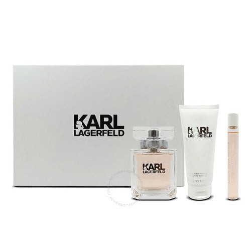 Karl Lagerfeld 3 Piece Gift Set 3 Piece Gift Set With 2.8 Oz EDP
