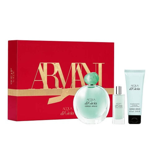 Acqua Di Gioia 3 Piece Gift Set 3 Piece Gift Set With 3.4 Oz EDP