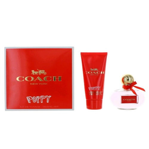 Coach Poppy 2 Piece Gift Set 2 Piece Gift Set With 3.4 Oz EDP