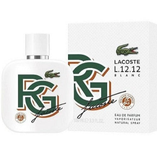 Lacoste L.12.12 Blanc Eau De Parfum (Roland Garros Limited Edition) 3.3 Oz