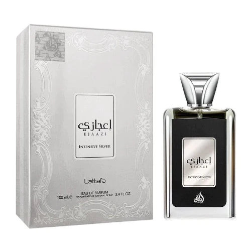 Lattafa Ejaazi Intensive Silver Eau De Parfum 3.4 Oz