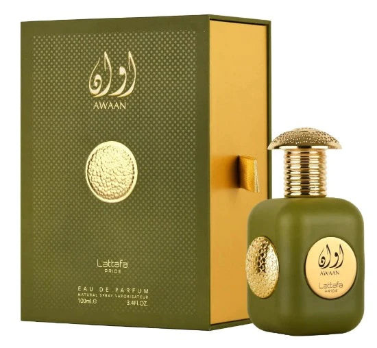 Lattafa Pride Awaan Gold Eau De Parfum 3.4 Oz