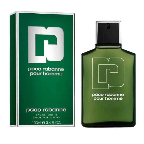Paco Rabanne Pour Homme Eau De Toilette 3.4 Oz