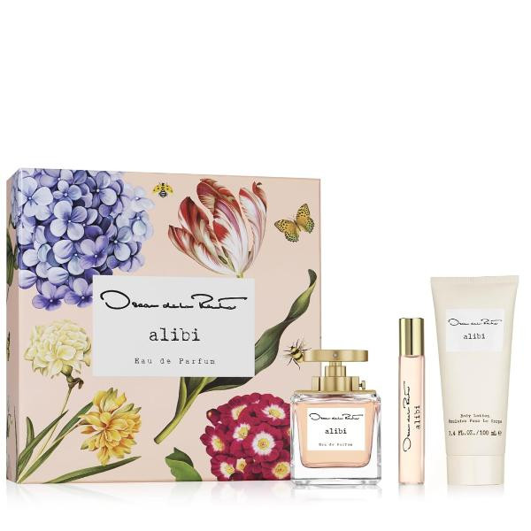 Oscar De La Renta Alibi 3 Pcs Set 3 Piece Gift Set With 3.4 Oz EDP