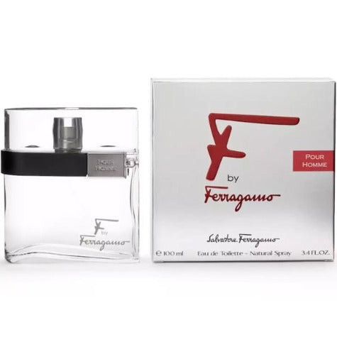 F By Ferragamo Pour Homme Eau De Toilette 3.4 Oz
