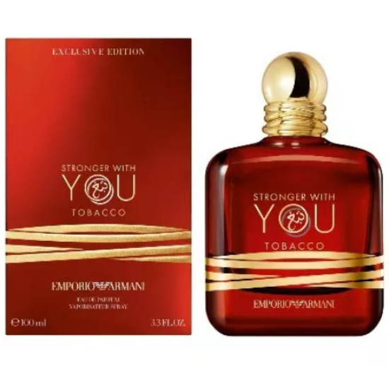 Emporio Armani Stronger With You Tobacco Eau De Parfum 3.4 Oz