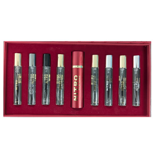 Dumont Nitro 8 Piece Coffret Set 8 Piece Coffret Set With 10 ML Minis
