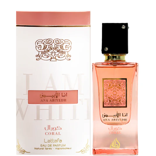 Lattafa Ana Abiyedh Coral Eau De Parfum 2.0 Oz